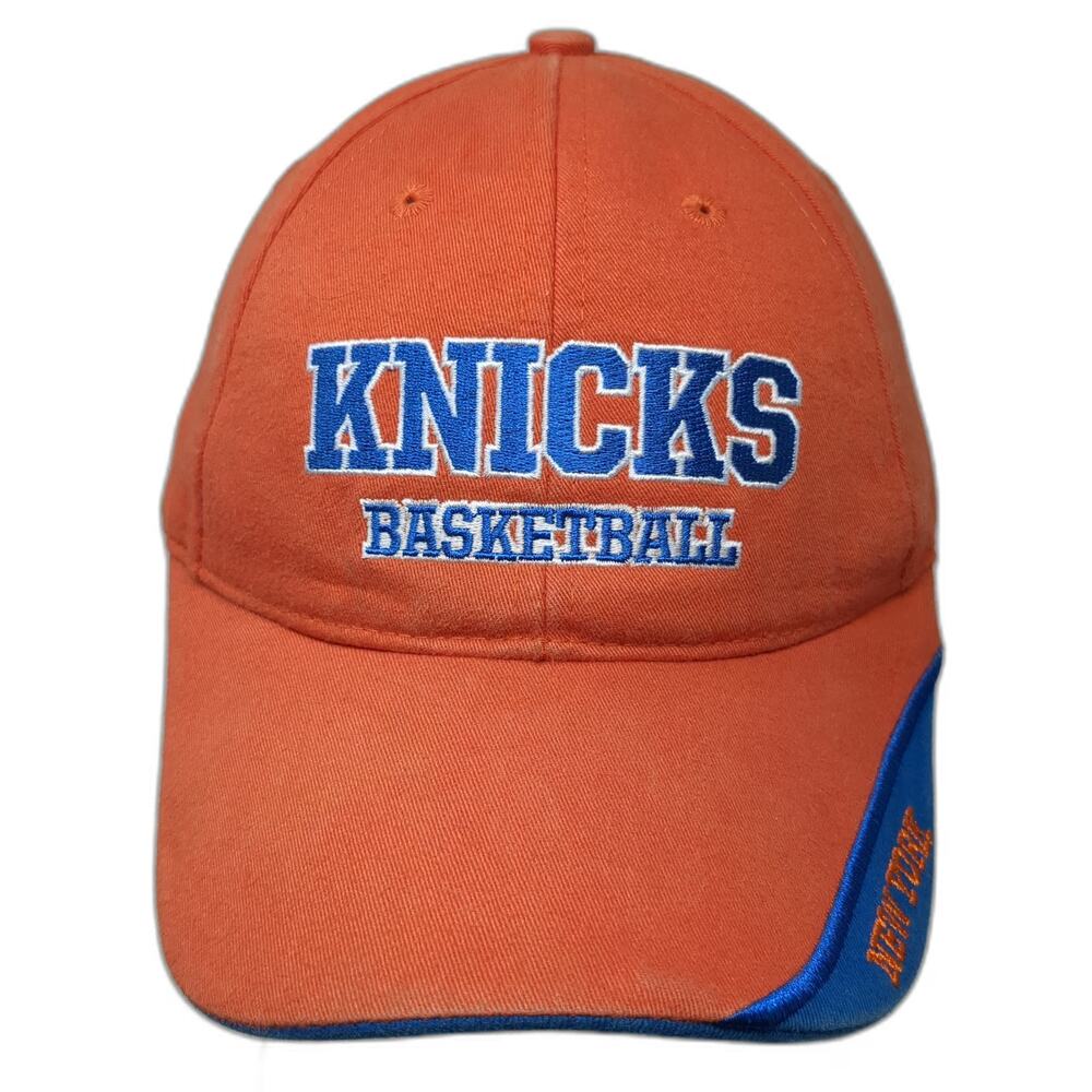New York Knicks NBA Foot Locker Baseball Cap Orange One Size Embroidered Hat